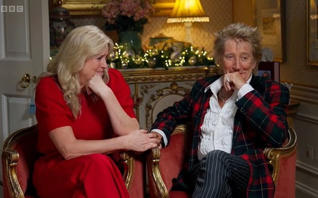 Rod and Penny get emotional during a BBC appearance