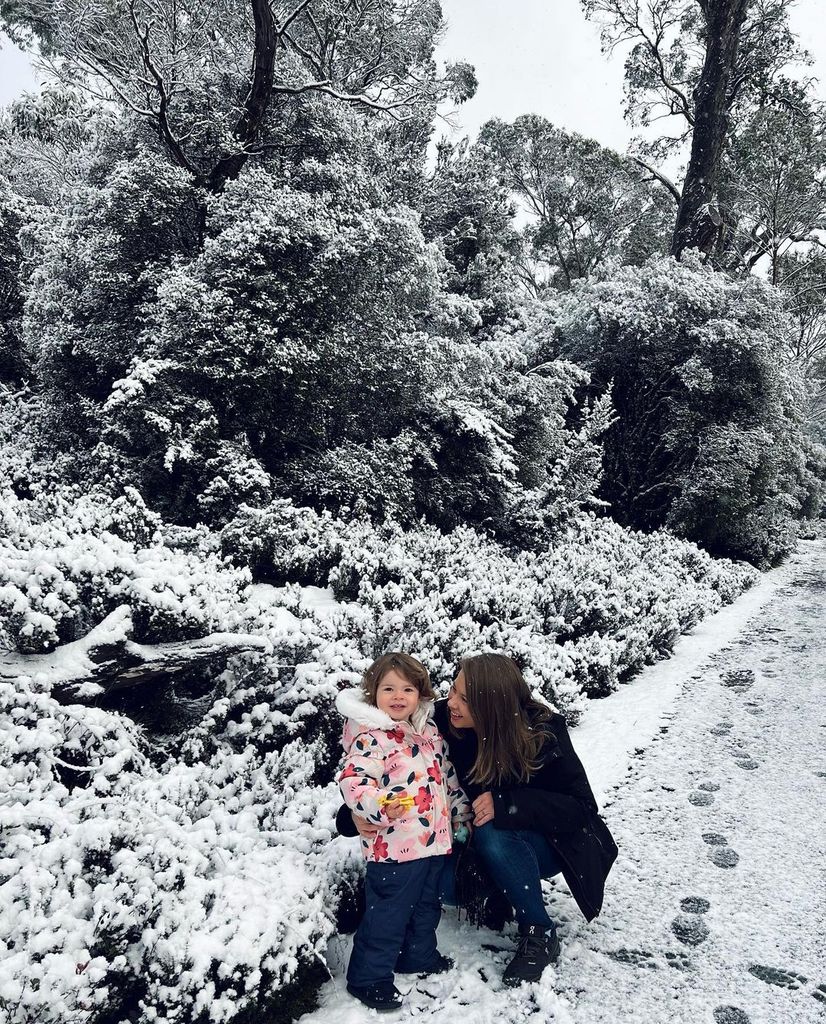 Bindi enjoyed a family holiday in Tasmania with her daughter Grace
