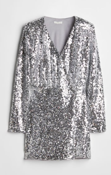 hm sale sequin dress