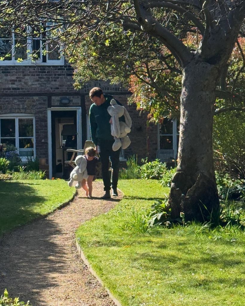 A photo of Jack and August Brooksbank at Ivy cottage