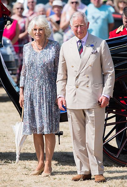 prince charles and camilla at sandringham flower show