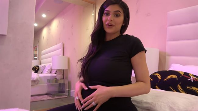kylie jenner birth video engagement ring