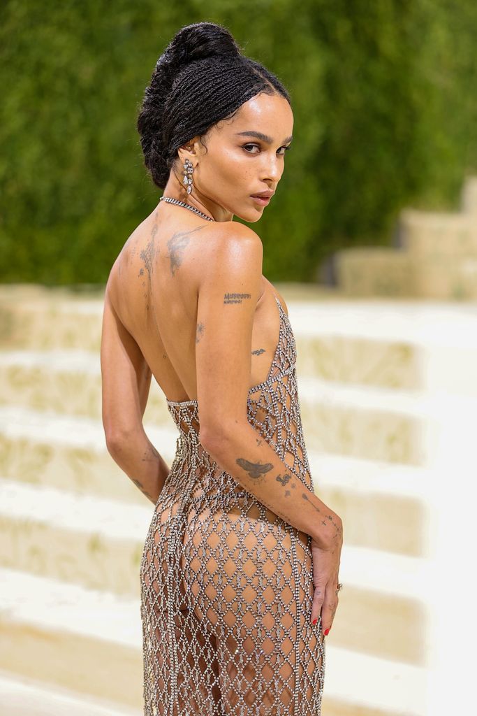 Zoe Kravitz attends The 2021 Met Gala Celebrating In America: A Lexicon Of Fashion at Metropolitan Museum of Art on September 13, 2021