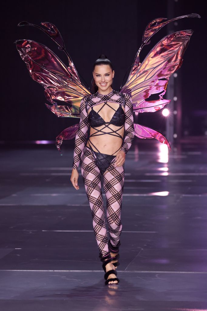 Adriana Lima on the runway at the Victoria's Secret Fashion Show