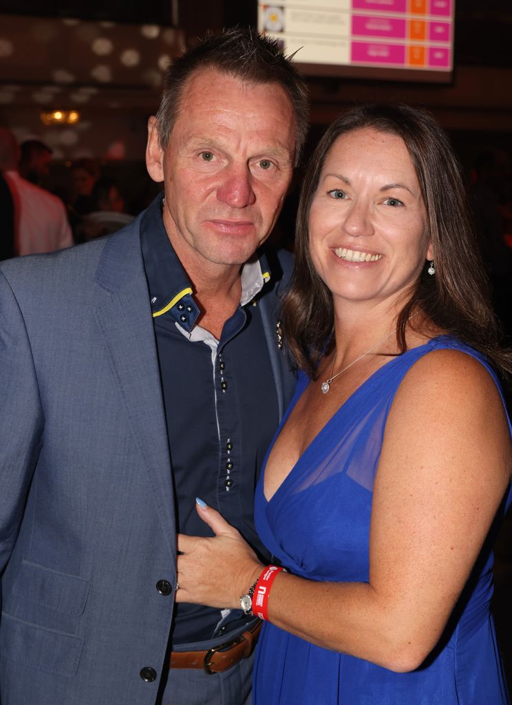 Stuart Pearce and his wife Carol Day