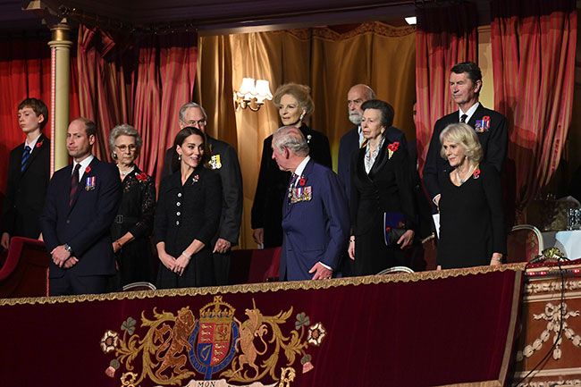 The royal family together at last years Festival of Remembrance