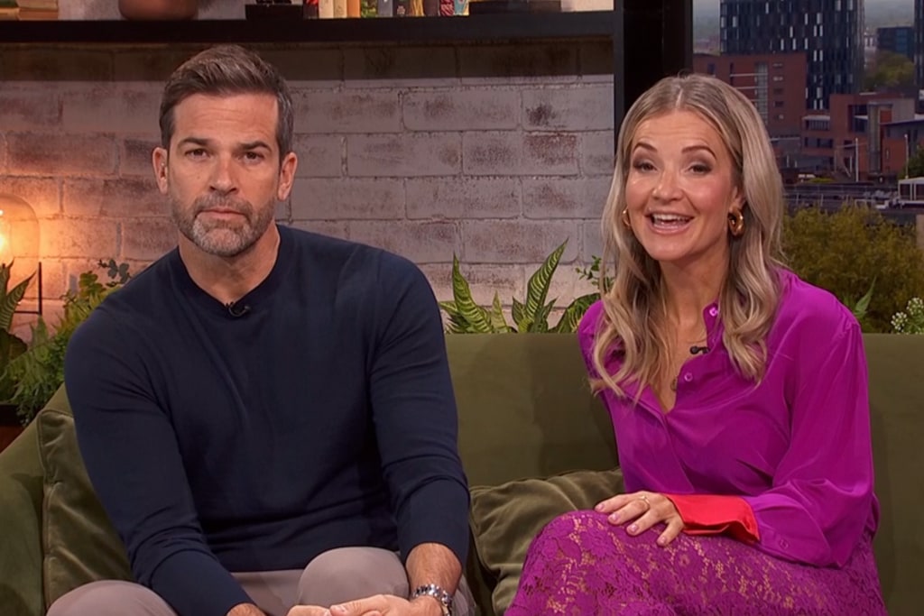 Gethin Jones and Helen Skelton on Morning Live