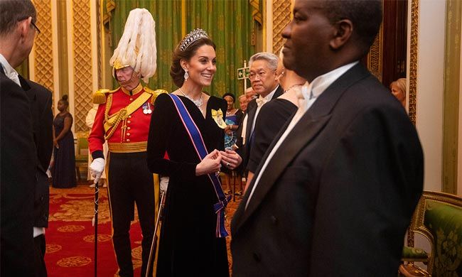 kate diplomatic corps reception 2019
