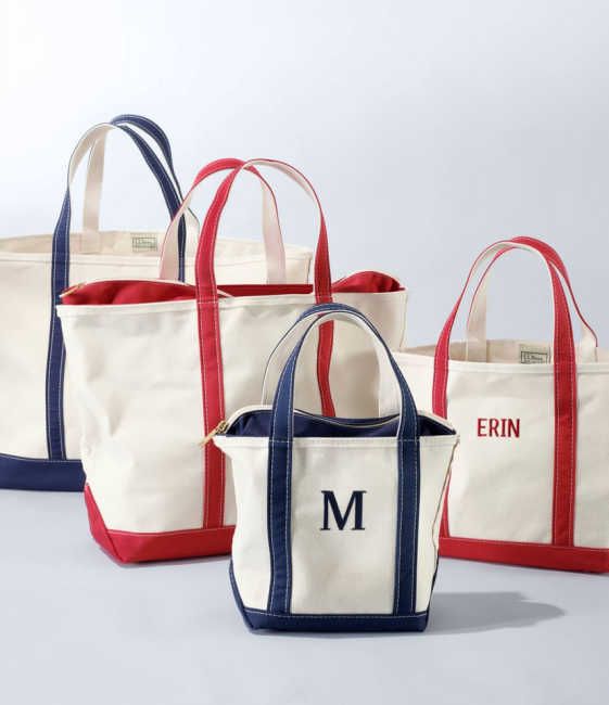kris jenner personalized tote get the look ll bean