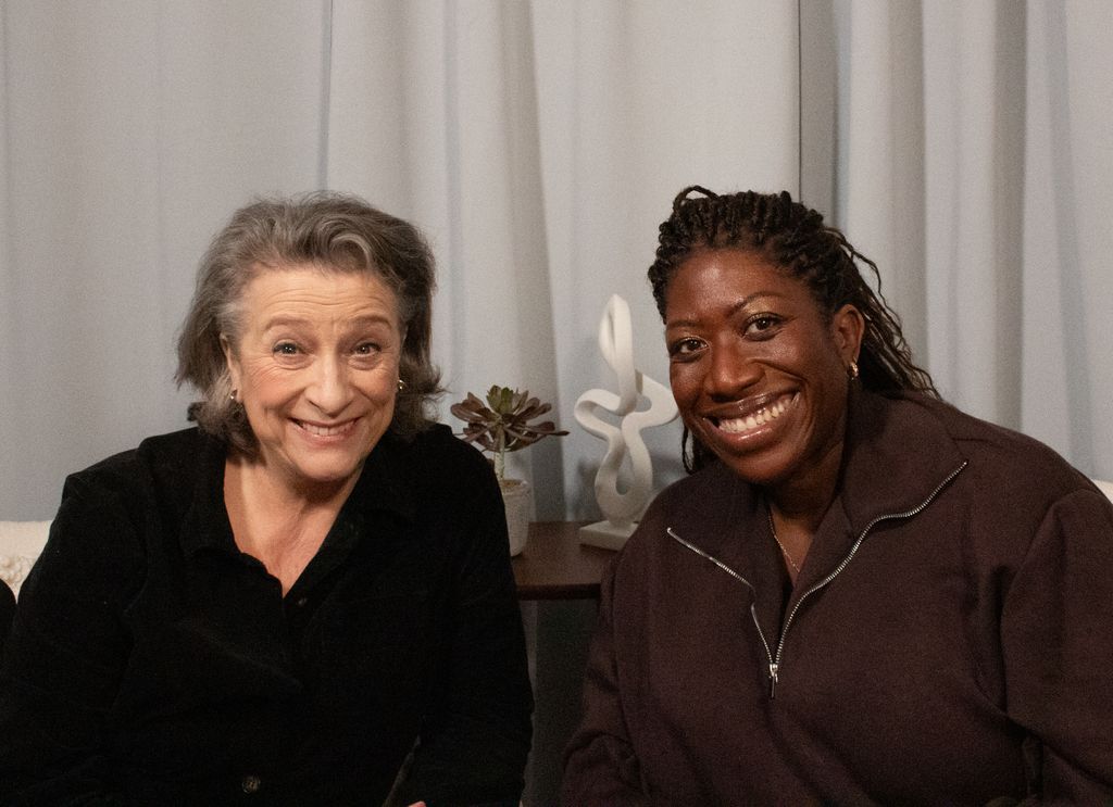 Caroline Quentin avec Ateh Jewel du deuxième acte