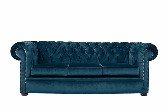 dark and dramatic chesterfield sofa