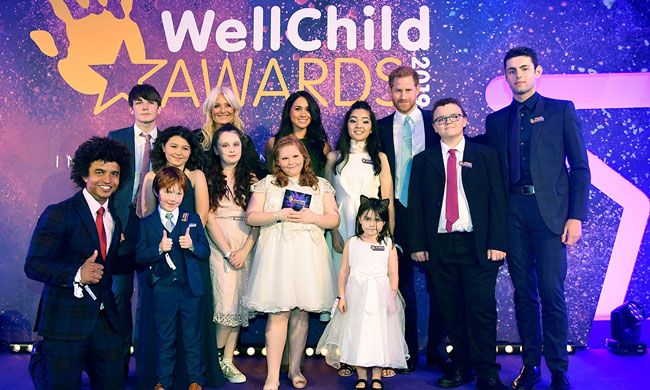 Duke and Duchess of Sussex at WellChild Awards 2019