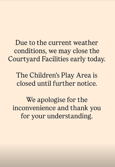 The message shared by the Sandringham estate