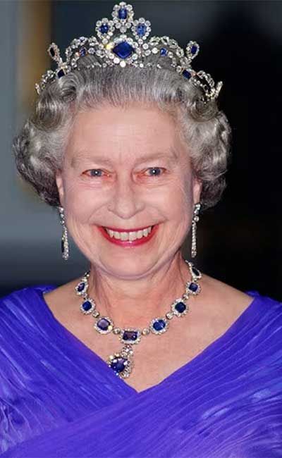 queen sapphire tiara necklace