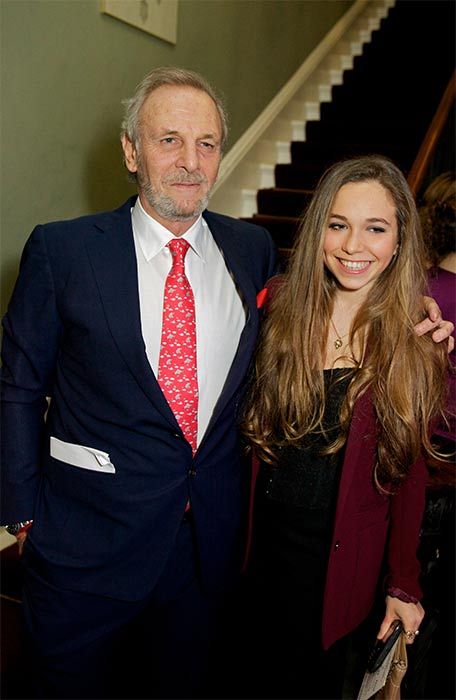 Mark Shand with his daughter in 2012