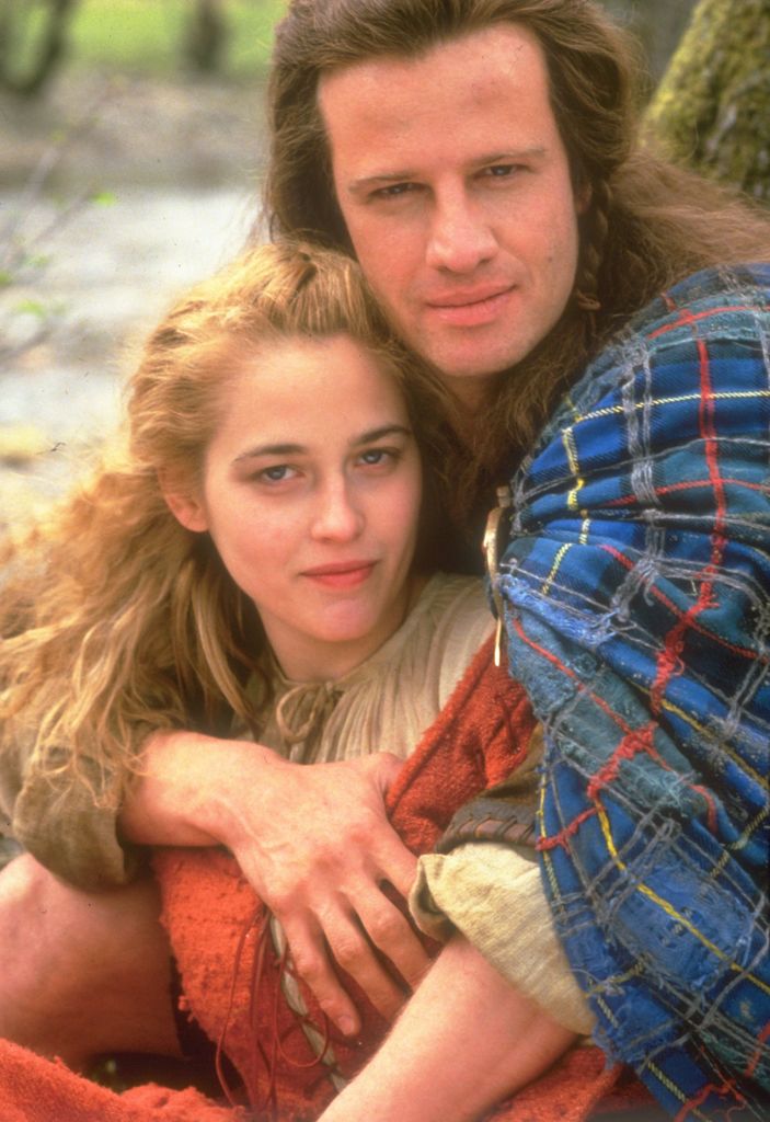 Beatie Edney and Christopher Lambert in Highlander
