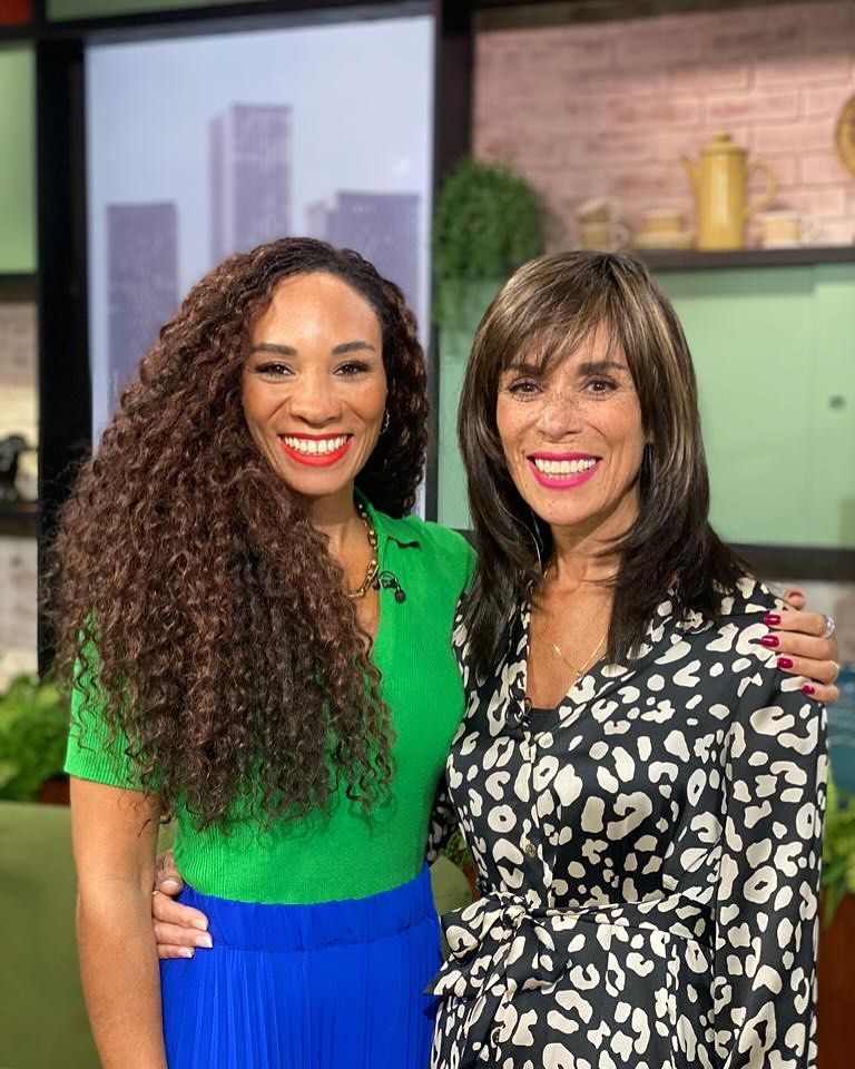 Michelle ackerley posed with her mum