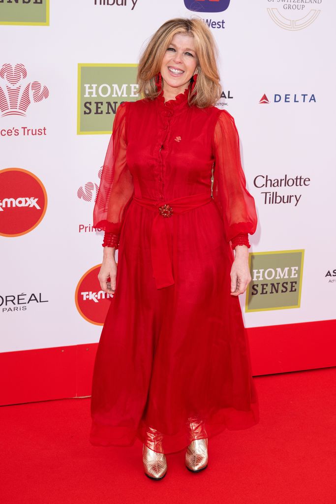 Kate Garraway red dress
