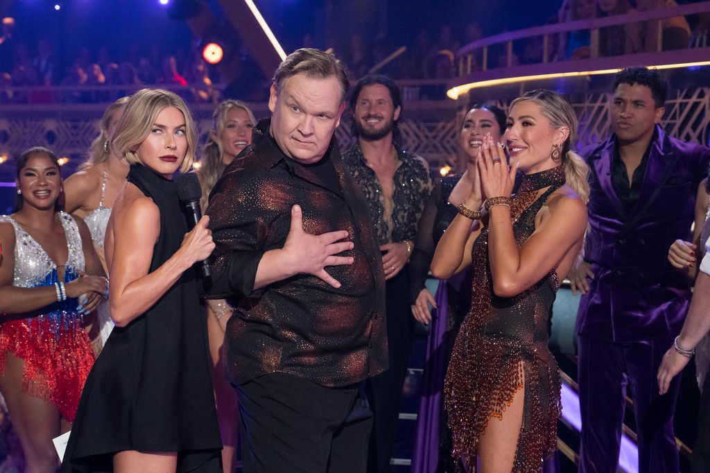 Julianne Hough and Andy Richter on DWTS