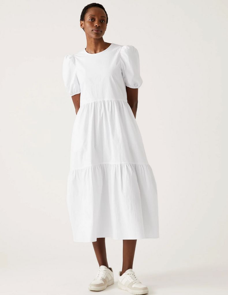 Marks & Spencer white summer dress