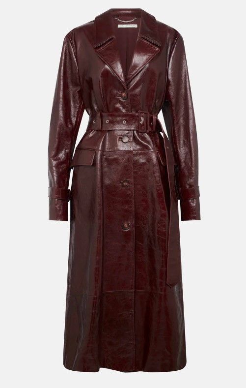 Michelle wore this beautful Emilia Wickstead burgundy coat