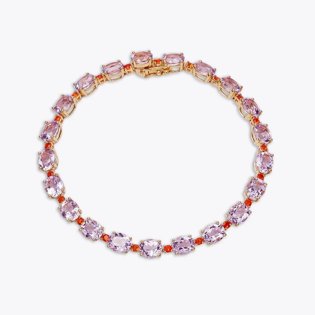 Signatures Lavender Amethyst and Fire Opal Bracelet