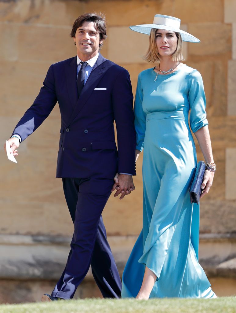 Nacho Figueras and Delfina Blaquier attend the wedding of Prince Harry to Meghan Markle 