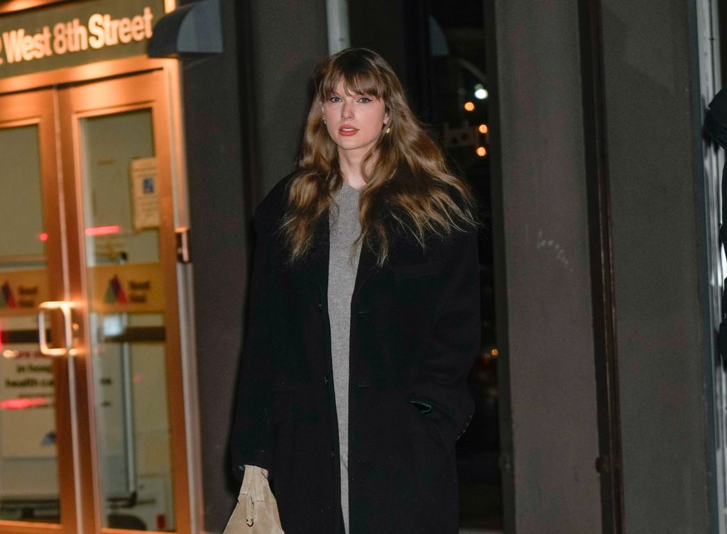 NEW YORK, NEW YORK - JANUARY 18: Taylor Swift is seen on January 18, 2024 in New York City. (Photo by Gotham/GC Images)