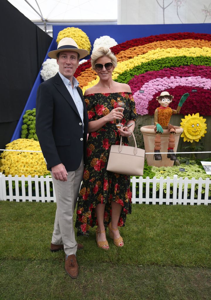 Anton and his wife Hannah at Chelsea Flower Show