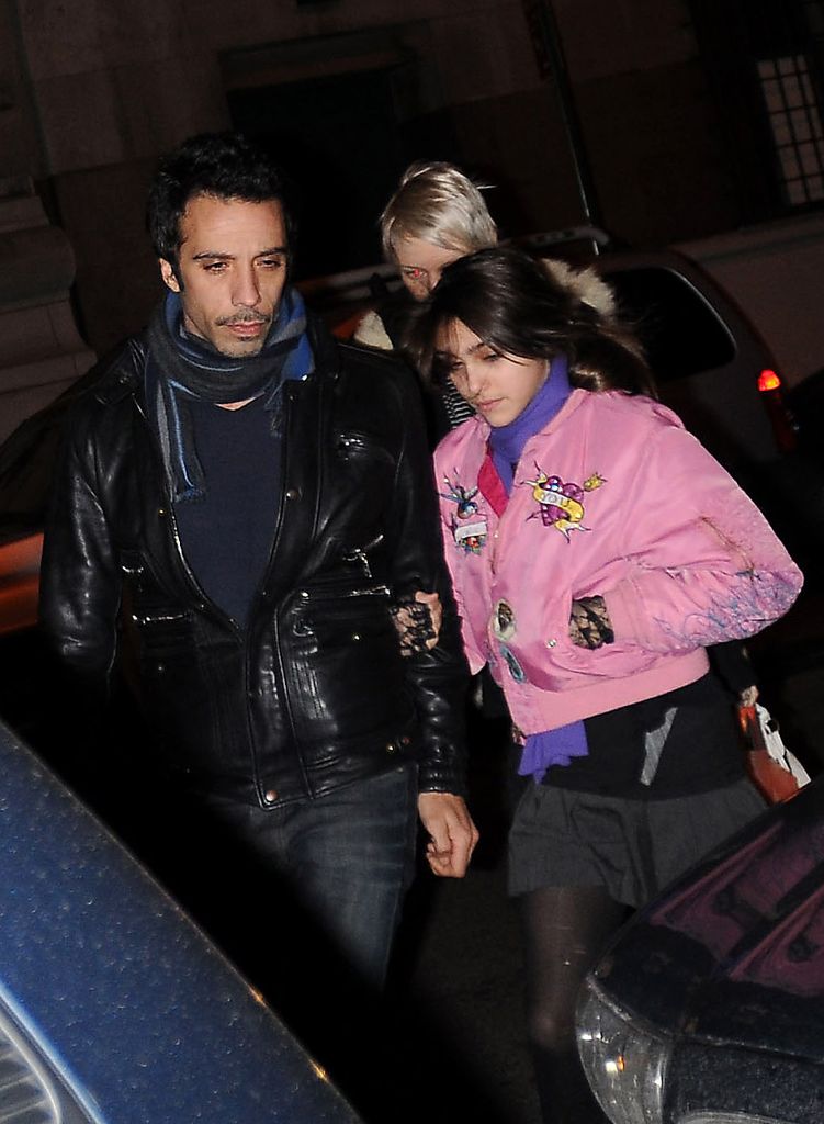 Carlos Leon and daughter, Lourdes Leon are seen on the streets of Manhattan on March 1, 2009 