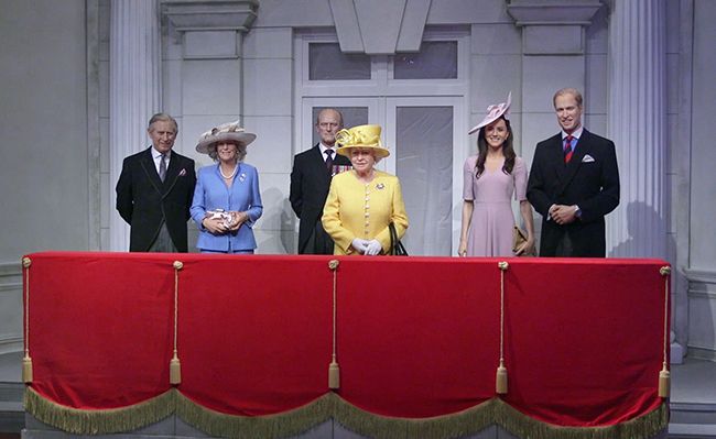 royal family wax figures