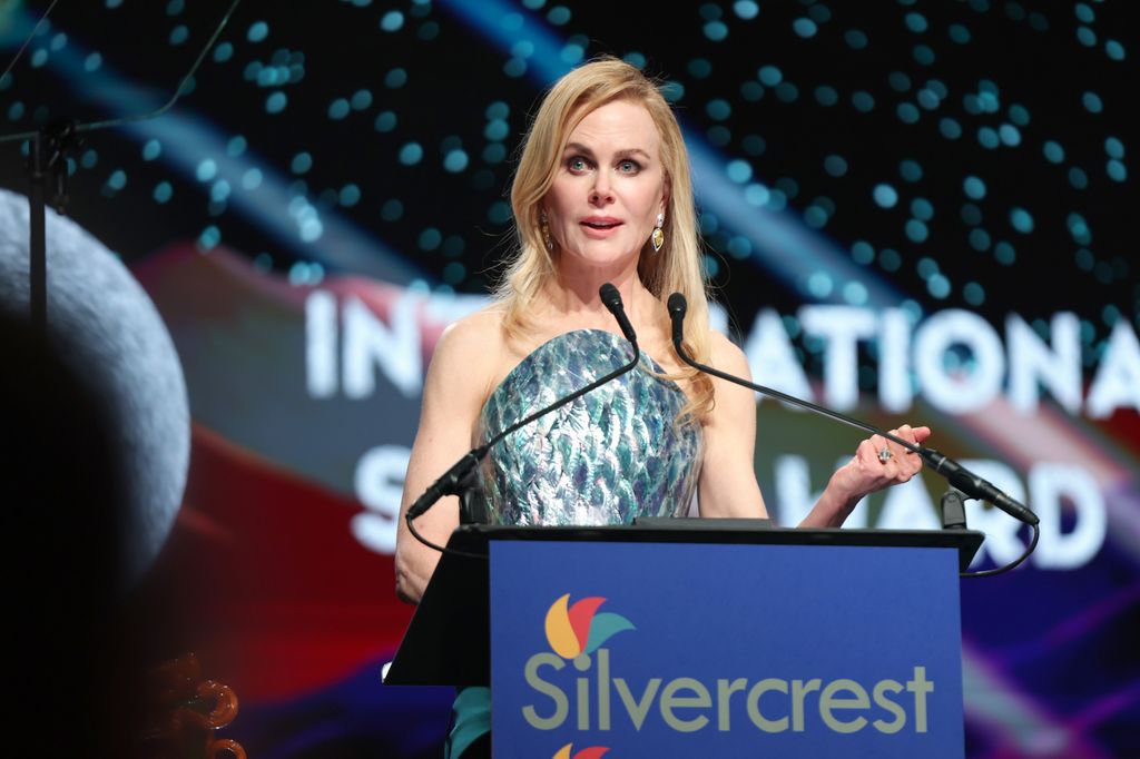 nicole kidman in tears 2025 palm springs international film festival