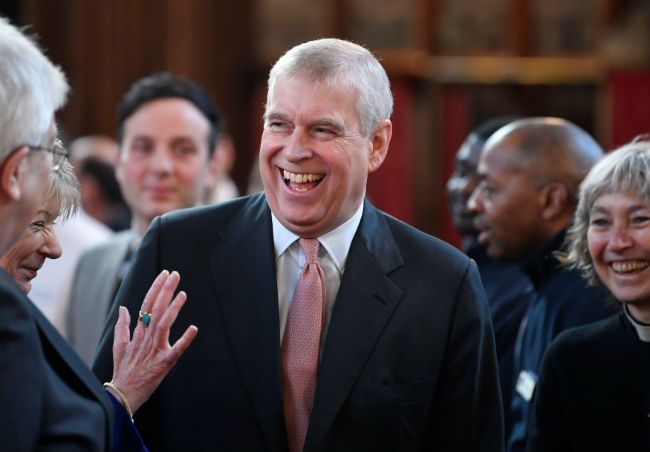 prince andrew queen private lunch