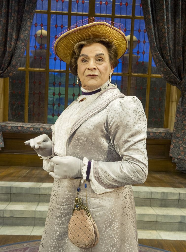 David Suchet as Lady Bracknell in 'The Importance of Being Earnest' Play performed at the Vaudeville Theatre, 20 May 2015