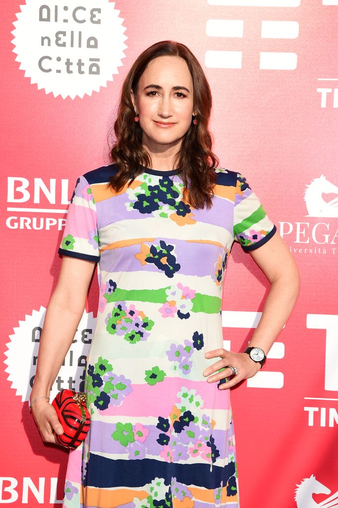 Sophie Kinsella attends the photocall of the movie "Can You Keep A Secret?" during the Alice nella Città Festival on October 19, 2019 in Rome, Italy.