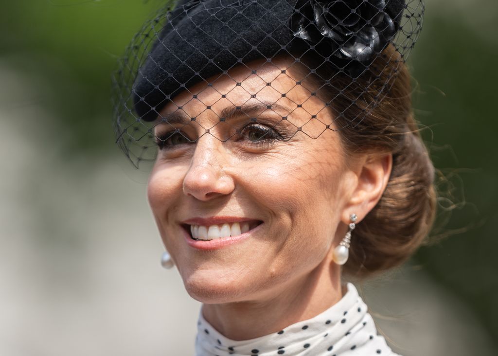 Princess Kate was all smiles during King Charles' VE Day speech