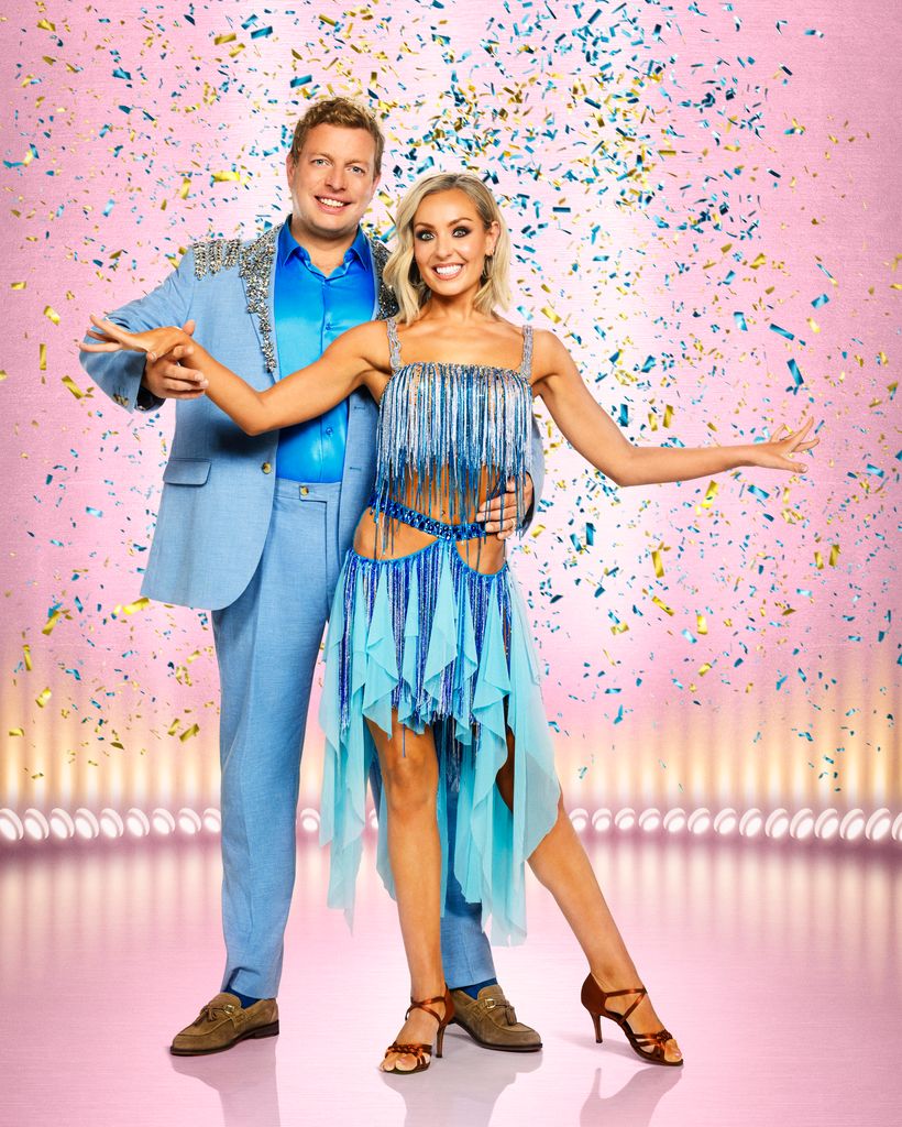 Thomas Skinner and Amy Dowden on Strictly Come Dancing