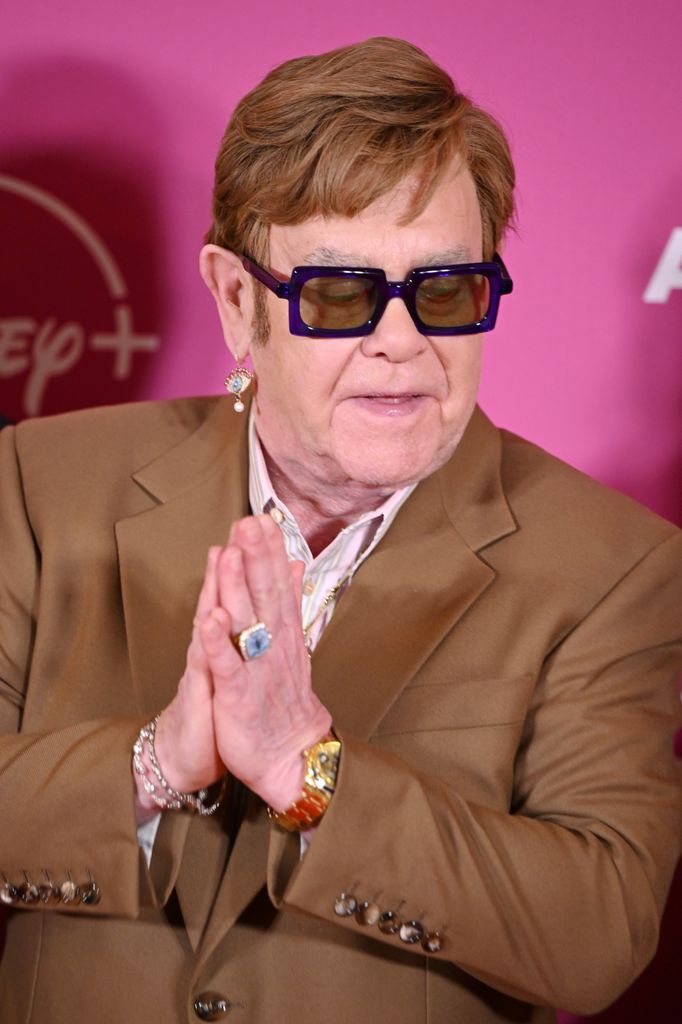  Elton John attends the "Elton John: Never Too Late" Headline Gala during the 68th BFI London Film Festival at The Royal Festival Hall on October 10, 2024 