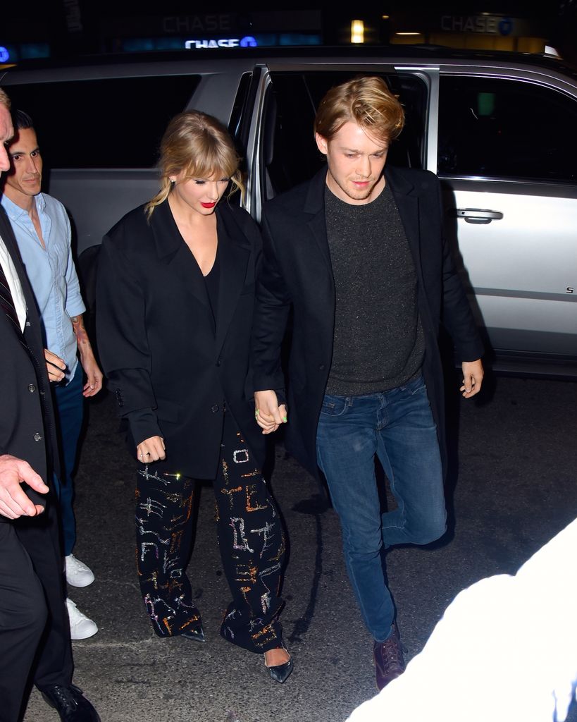 Taylor Swift and Joe Alwyn are seen at Zuma restaurant in 2019 