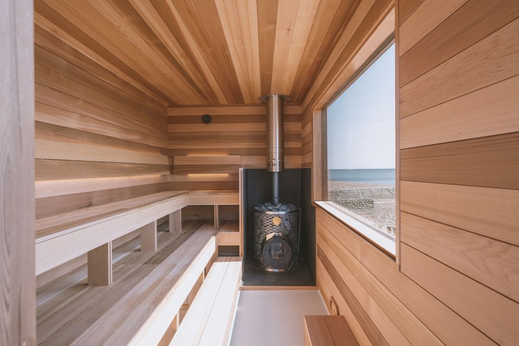 The sauna gives us space to think
