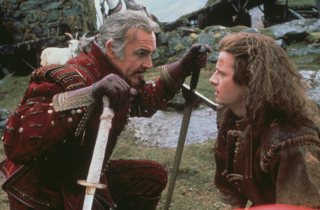 Sean Connery and Christopher Lambert in Highlander