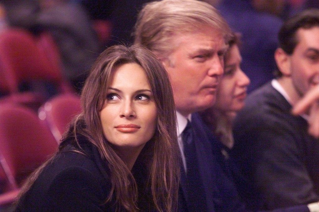 melania trump young