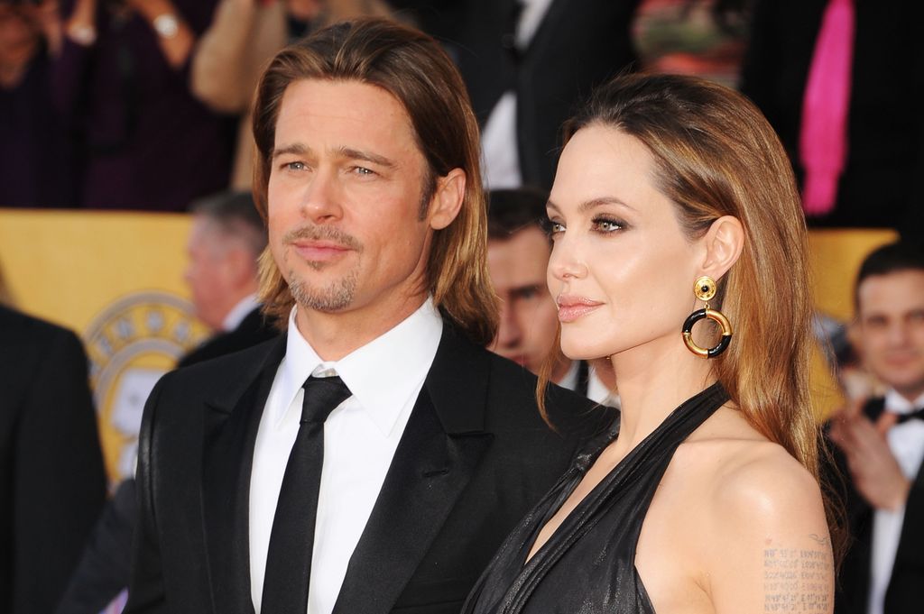 Actors Brad Pitt and Angelina Jolie in 2012