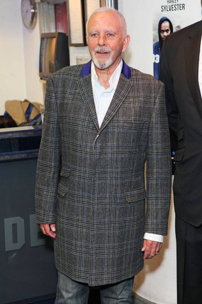 David Essex in checked jacket
