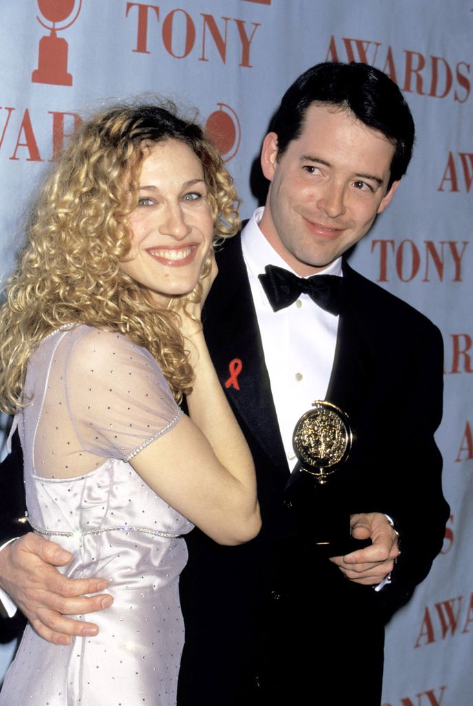 Sarah Jessica Parker and Matthew Broderick during 49th Annual Tony Awards at Minskoff Theater in New York City, New York, United States