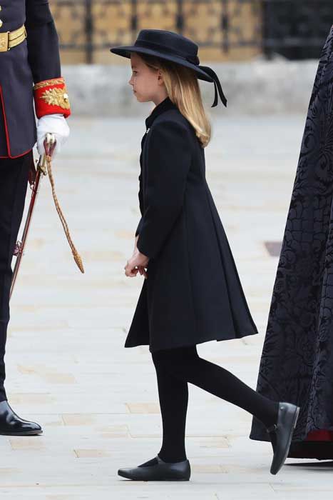 princess charlotte funeral outfit