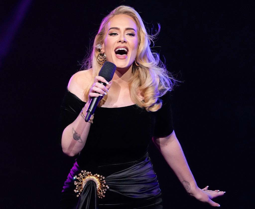 Adele performs onstage during the "Weekends with Adele" Residency Opening at The Colosseum at Caesars Palace on November 18, 2022 in Las Vegas, Nevada