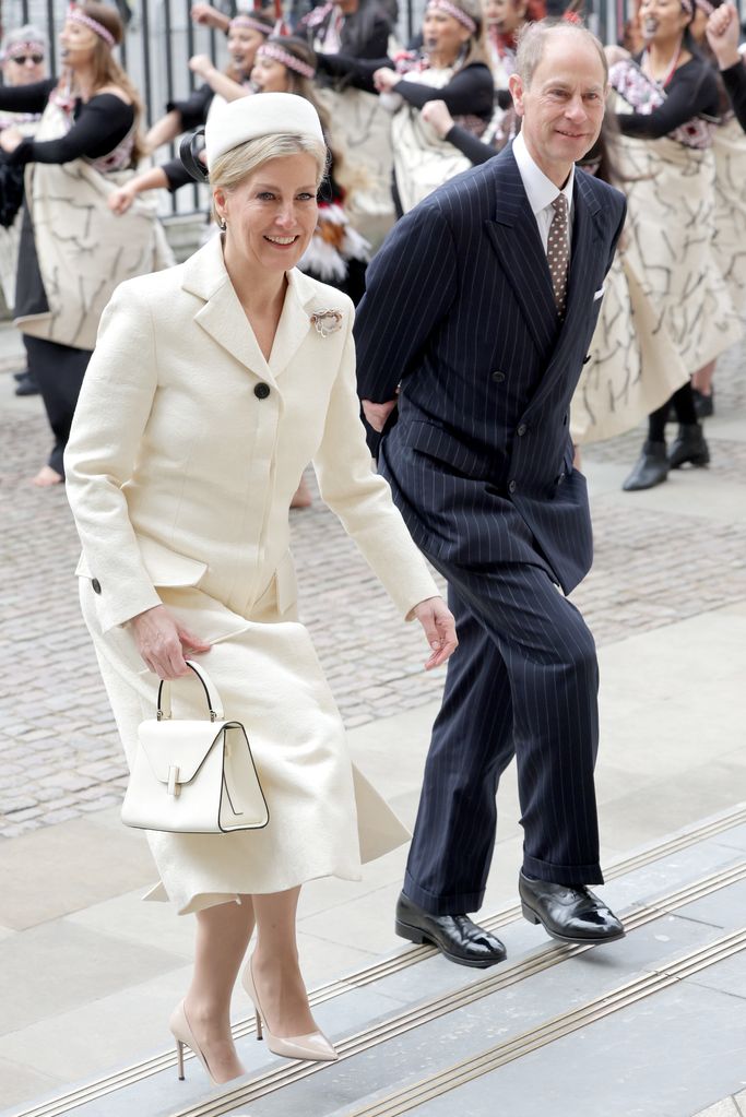 Sophie, Duchess of Edinburgh and Prince Edward, Duke of Edinburgh attends the 2023 Commonwealth Day Servic