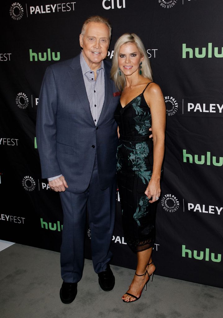 (L-R) Lee Majors and Faith Majors 
