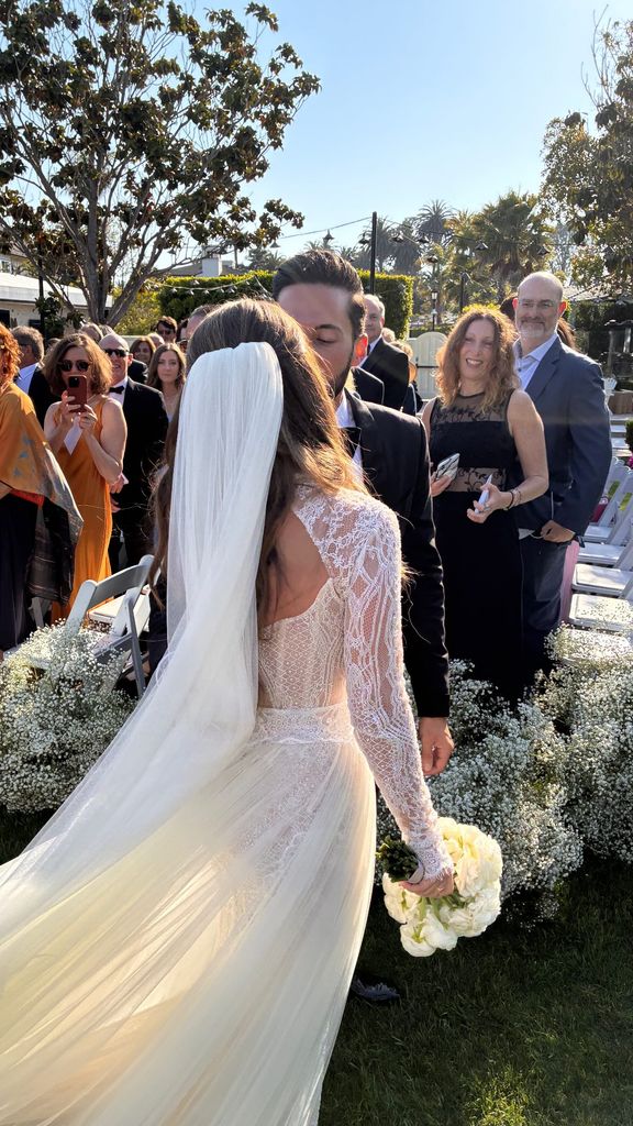 Hannah Selleck shares photos from a friend's wedding in Montecito, California on Instagram